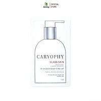 Kem dưỡng ẩm trắng da body Caryophy Glass Skin 3 in 1 5ml CARKDT5M