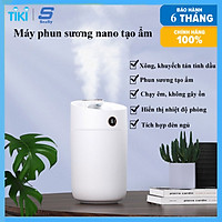 Máy phun sương nano tạo ẩm không khí SEASY SS12, máy xông và khuyếch tán tinh dầu dung tích 3 lít với 3 chế độ phun, tích hợp đèn ngủ tự thay đổi màu sắc, phun liên tục 20h và tự ngắt khi hết nước - Hàng chính hãng