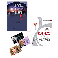 Combo Vĩ Đại Nhờ Tôi Luyện Mà Thành + Đại Học Không Lạc Hướng Tặng Kèm Postcard Những
