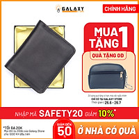 Ví Nam Bóp Nam Da Bò Thật Có Khe SIM Galaxy Store GVN07 (Đen)
