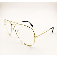 Men Women Fashion Large Frame Retro Flat Sunglasses