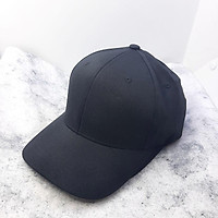 Nón kết nam nữ, nón lưỡi trai KHÔNG KHÓA SAU, nón kết MÀU ĐEN - NH SHOP