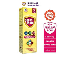 Sữa bột Colosmulti IQ hộp 2 gói x 16g phát triển chiều cao và trí thông minh cho trẻ - MẪU THỬ