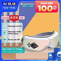 Máy Massage Mắt Cao Cấp KINGTECH KY-925 - Mát xa Áp Suất Túi Khí Kèm Nhiệt - Tích Hợp Nghe Nhạc Bluetooth - Giảm Mỏi, Khô Mắt, Quầng Thâm - Cải Thiện Giấc Ngủ - Hàng Chính Hãng