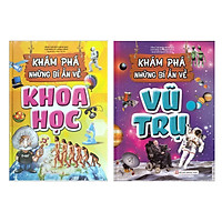 Combo Bộ sách Khám Phá Thế Giới Dành Cho Thanh - Thiếu Niên: Khám Phá Bí Ẩn Về Khoa Học + Khám Phá Bí Ẩn Về Vũ Trụ (Bộ 2 Cuốn - Tặng Kèm Bookmark Happy Life)