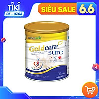 Sữa bột Wincofood GoldCare Sure 400g: dinh dưỡng đầy đủ và cân đối hỗ trợ hệ tiêu hóa, ngừa loãng xương, tốt cho hệ tim mạch