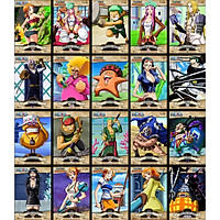 Combo 20 Tờ truy nã - Wanted Poster nhân vật One Piece World Project - Khổ trung 20.3cm x 28.7cm