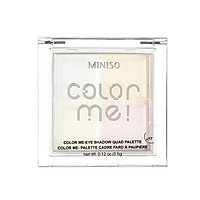Phấn mắt Miniso Color Me-QUAD PALETTE - Hàng chính hãng