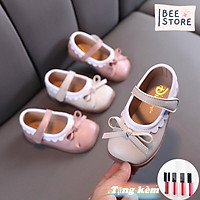 ️Tặng Mẹ 1 Son HQ️Giày Búp Bê Da Mềm Siêu Xinh Xắn Cho Bé Gái Hàng VNXK - Chống Trơn Trượt An Toàn Cho Bé