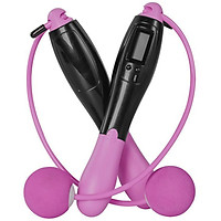 Electronic skipping rope automatic counting and anti-skid dual purpose skipping rope