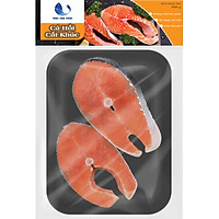 CÁ HỒI CẮT KHÚC TÂN HẢI HÒA KHAY 300G