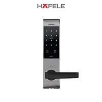 Khóa điện tử Hafele EL7500-TC/ 912.05.712 bạc thân khóa nhỏ - 912.05.712 Xuất xứ Hàn Quốc (Hàng chính hãng)