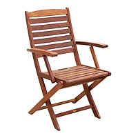 Ghế Xếp Manis Có Tay IBIE NC2013 (57.5 x 61 x 88 cm) - Nâu