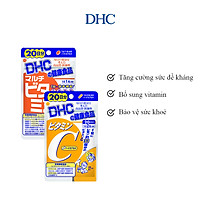Combo Viên uống DHC Hỗ Trợ Sức Khoẻ (VitC & Multi)