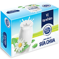 Thùng Sữa Chua Uống Lên Men Tự Nhiên Dutch Lady Vị Tự Nhiên (12 hộp x 1L)