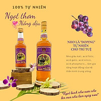 Nước nho lên men tự nhiên Nắng Hồng 100% không hóa chất tổng hợp - Naturally fermented grape juice