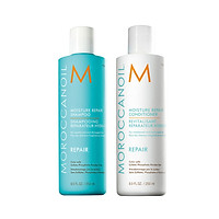 Bộ Dầu Gội và Xả Phục Hồi Tóc Moroccanoil Moisture Repair 250ml - Hàng Chính Hãng