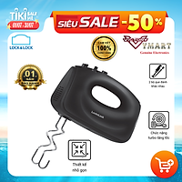 Máy đánh trứng Lock&Lock Hand Mixer EJM501DGRY 250-300W - Hàng chính hãng