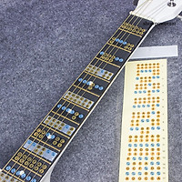 Miếng Dán Hình Bản Đồ Cho Đàn Guitar Điện