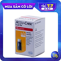 Que thử đường huyết Accu-Chek Guide, NK chính ngạch, SX tại Mỹ, Tem niêm phong và nhãn phụ tiếng việt đầy đủ, Hộp 25