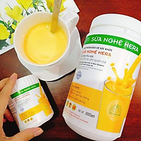 COMBO 2 HỘP SỮA NGHỆ HERA LỚN - NHỎ ( 500GR +100GR) - TẶNG KÈM BÔNG RỬA MẶT