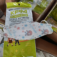 1 Cái khẩu trang y tế KF94 trẻ em Bảo Long KIDS MASK 4 lớp sản xuất tại Việt Nam theo công nghệ 4D và chuẩn KF94 Hàn Quốc cho học sinh tiểu học