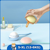 Pet Bàn Chải Tắm, Bàn Chải Chó Mèo Silicon Đa Năng, Dầu Gội Đầu Massage Bàn Chải Lược Tẩy Lông Vòi Hoa Sen Dụng Cụ Chải Lông Cho Thú Cưng Mèo