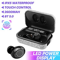 Tai nghe TWS Earbud Earphone LED Power Display Stereo Headset Touch Operation
