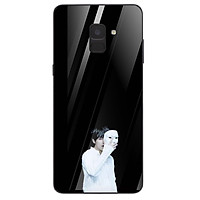 Ốp kính cường lực cho điện thoại Samsung Galaxy A8 Plus - Tôi Yêu B.T.S MS TYBTS012
