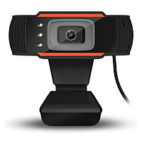 HXSJ A870C3 High-definition USB Webcam 480P Fixed Focus Computer Camera Built-in Sound Absorbing Microphone for PC