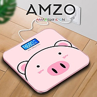 Cân điện tử sức khỏe gia đình màn hình LED AMZO