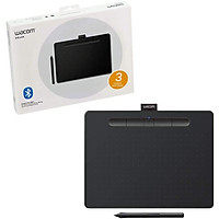 Bảng Vẽ Đồ Họa Điện Tử Wacom Intuos M CTL 6100WL Hỗ Trợ Kết Nối Bluetooth Sử Dụng Bút Không Pin Với Công Nghệ EMR 4096 Lực Nhấn - Hàng Chính Hãng