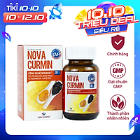 Viên Uống Tinh Chất Nghệ Giảm Đau Dạ Dày Novacurmin - Công Nghệ từ Đức (Hộp 30 viên)