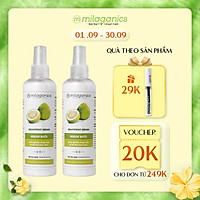 Combo 2 Serum Bưởi Kích Thích Mọc Tóc Milaganics (250ml/ chai)
