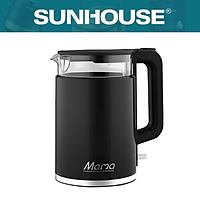 Ấm Siêu Tốc Thủy Tinh Sunhouse SHD1330 (1.7 Lít) - Hàng Chính Hãng