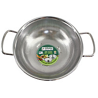 Rổ inox 201 có quai đa năng dùng để vo gạo, đựng hoa quả đường kính 26 cm Tithafac