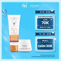 Bộ Kem Chống Nắng Ngăn Ngừa Các Dấu Hiệu Lão Hóa Vichy Capital Soleil Anti-Age