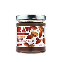 Bơ ca cao Brazilnut hữu cơ Raw Living 170g