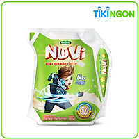 Túi NuVi Sữa chua Đào táo ép túi 110 ml