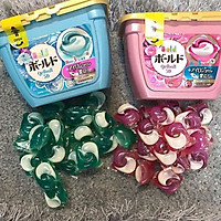 Thùng (6 hộp) viên giặt xả hương hoa - Tặng nước tẩy lồng máy giặt Nhật Bản