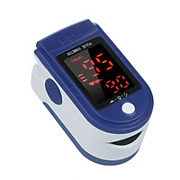 Máy đo oxy đầu ngón tay và nhiệt kế có màn hình kỹ thuật số độ chính xác cao Portable Fingertip Clip Pulse Oximeter for SpO2