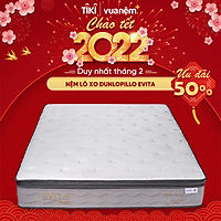 Nệm lò xo Dunlopillo Evita đàn hồi cao - Công nghệ túi lò xo Micro Ultra Coil Pocket giúp giảm lan truyền chuyển động