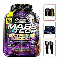 Sữa tăng cân tăng cơ Mass Tech Extreme 2000 7lbs (~3.18kg) - Hương vị Chocolate – Hỗ trợ Tăng Cân Nhanh + Tăng Sức Mạnh từ nguồn dinh dưỡng đầy đủ như 1 bữa ăn - Hàng nhập khẩu chính hãng Muscletech - Kèm quà tặng