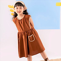 Váy đầm cho bé gái cao cấp Econice V008. Size 5, 6, 7, 8, 10 tuổi mặc mùa hè