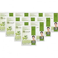 10 Mặt nạ Dermal dưỡng chất tinh dầu Olive + Collagen Dermal