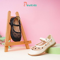 Giày búp bê bé gái Dewkids thiết kế chấm bi phối lưới công chúa - TD011