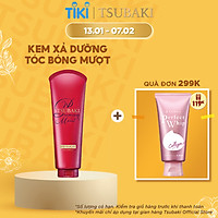 Kem Xả TSUBAKI Dưỡng Tóc Bóng Mượt