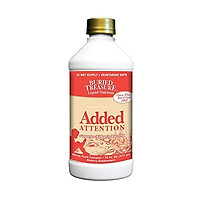 Buried Treasure - Added Attention - Children's Learning Support with GABA DHA Vitamin B and Herbal Blend - Aid Healthy Brain Functions - Improved Short-Term Auditory Memory Focus & Behavior 16 oz