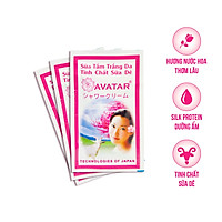 Sữa Tắm Sữa Dê Goat Milk Avatar Trắng Da Mịn Màng, Hương Nước Hoa Nhật Gói 6g (5ml)
