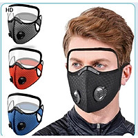KHẨU TRANG VẢI KHÁNG KHUẨN N95 CÓ VAN THỞ KÈM KÍNH BẢO HỘ CHUYÊN DỤNG DÀNH CHO NHÂN VIÊN Y TẾ CHỐNG GIỌT BẮN